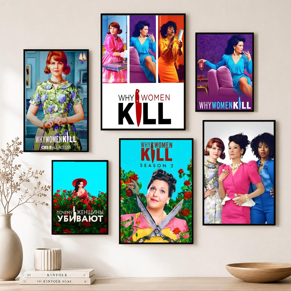 Home Bar And Theater - Drama Why Women Kill Poster Paper