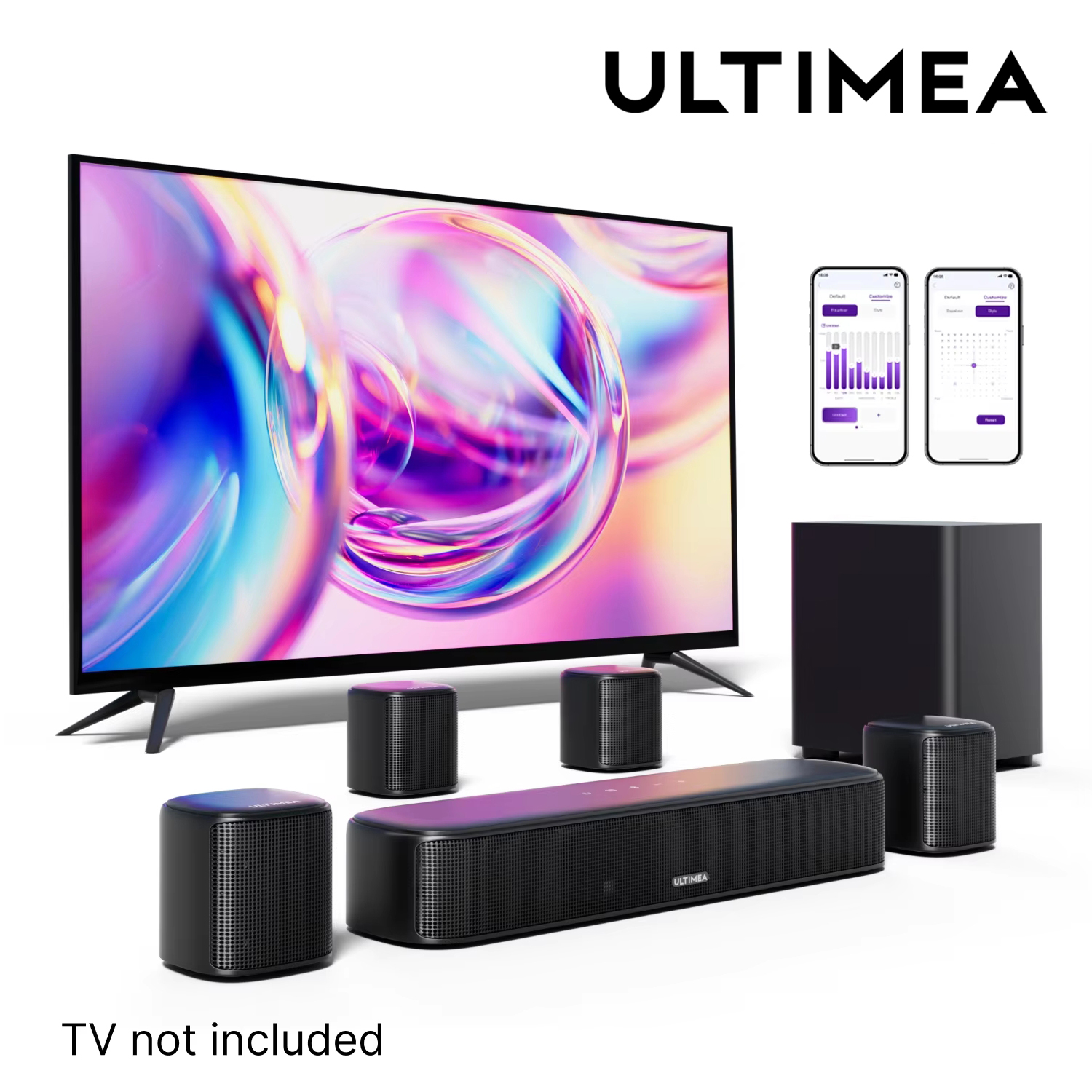 Home Bar And Theater - ULTIMEA 7.1 Channel Sound Bar System