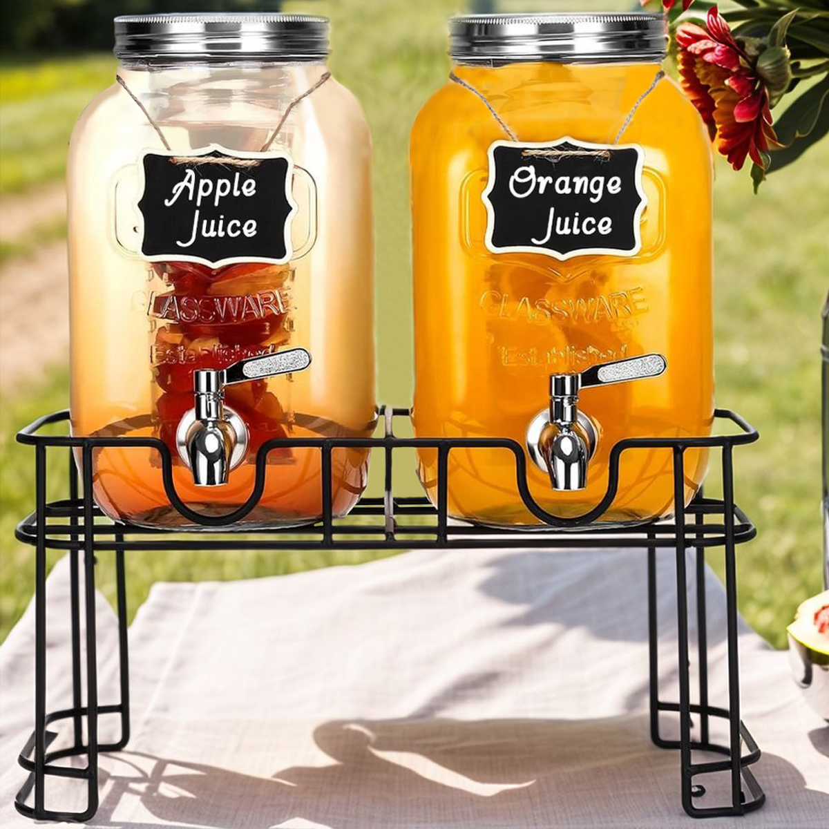 Citrus Juicer Bar - Drink Dispenser 2 Packs 1 Gallon