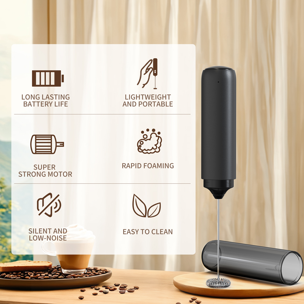 Kitchen Powerful Stirrer Milk  - Home Barista recension och pris