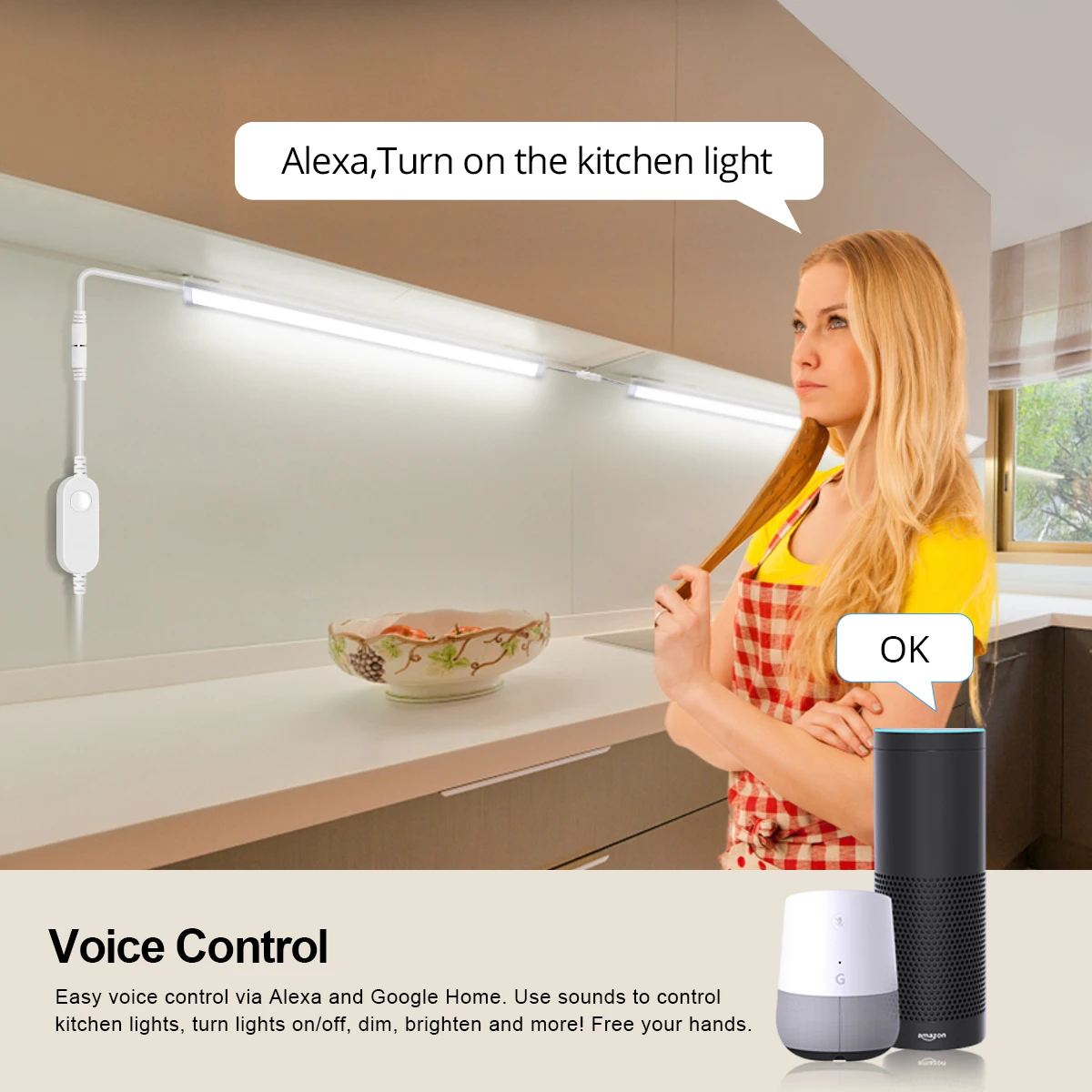 Smart Zigbee LED Lamp Under Ca - Home Bar And Cabinet recension och pris