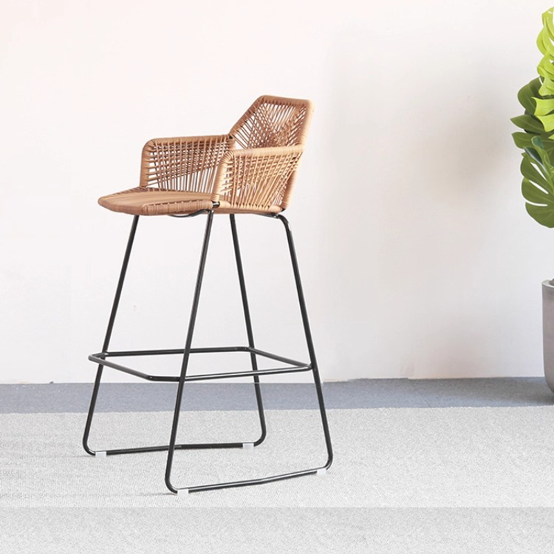 Scandinavian Rattan Bar Stool  - Home Bar Seating recension och pris