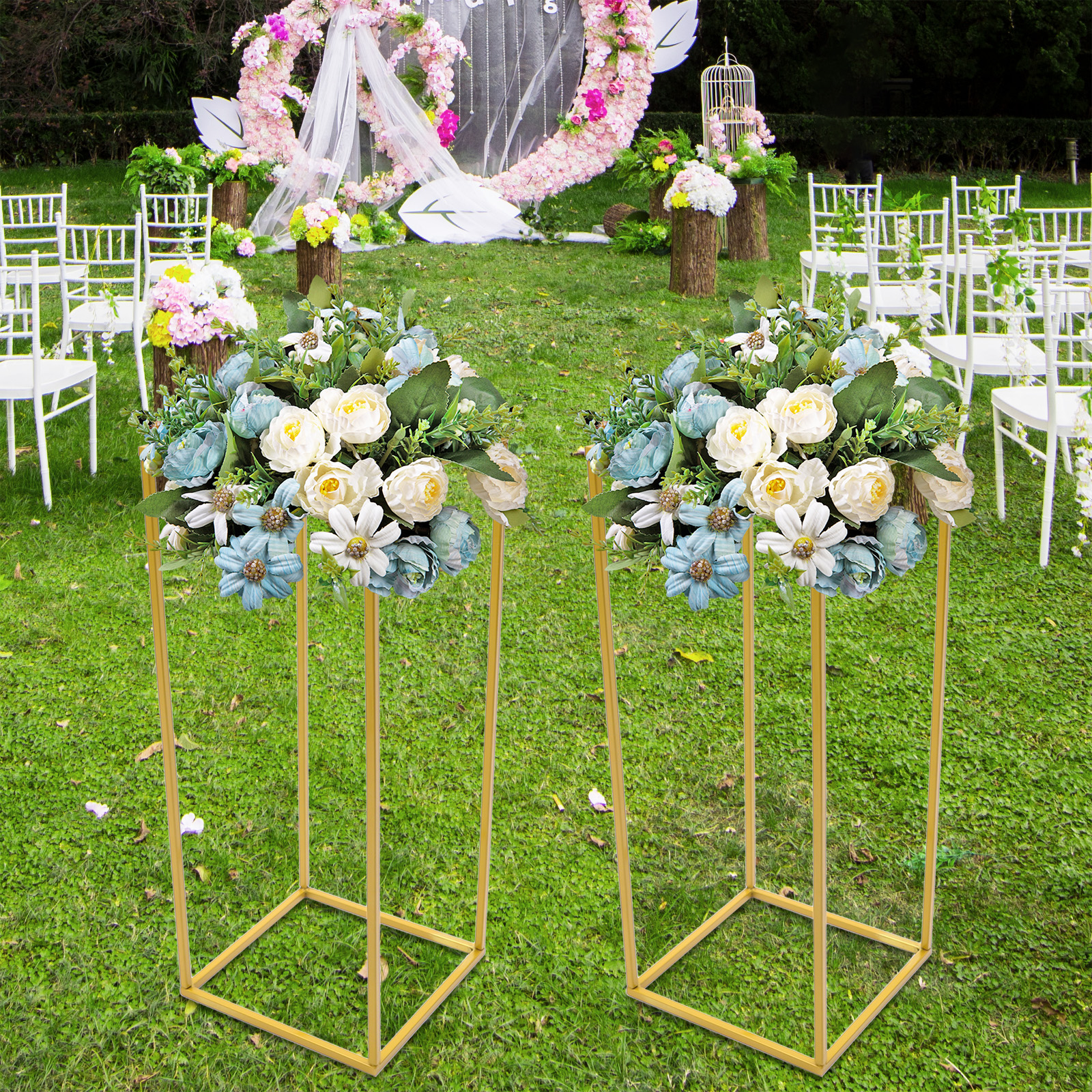 Multi-Scene Golden Flower Cent - Home Bar Stand recension och pris