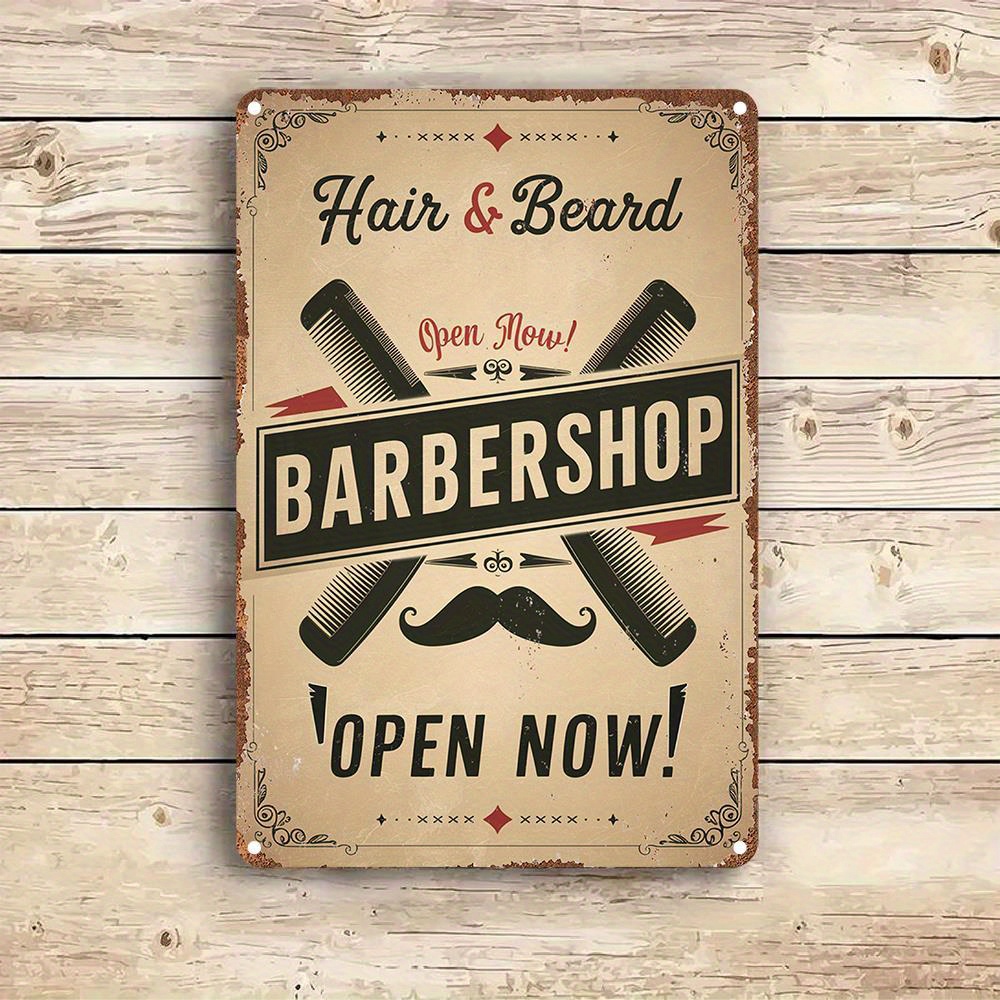 Vintage Barbershop Sign - Retr - Home Barbershop recension och pris