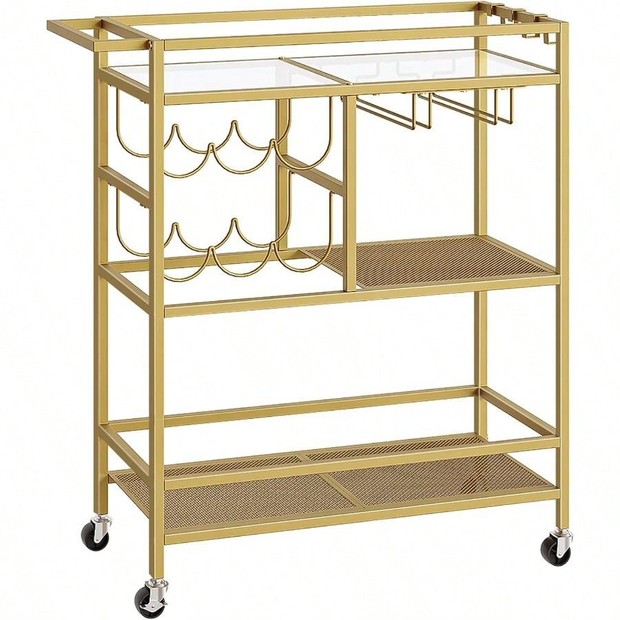 Bar Cart Home, 3-Tier Serving  - Bar Cart Gold recension och pris