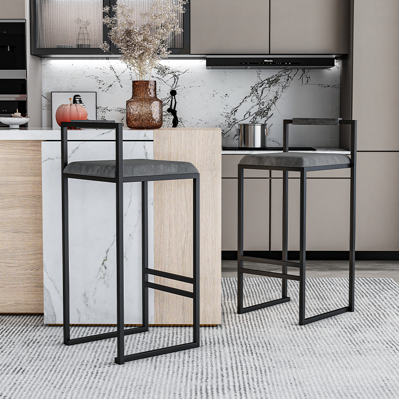 Nordic Velvet Black Bar Chairs - Home Bar Seating recension och pris