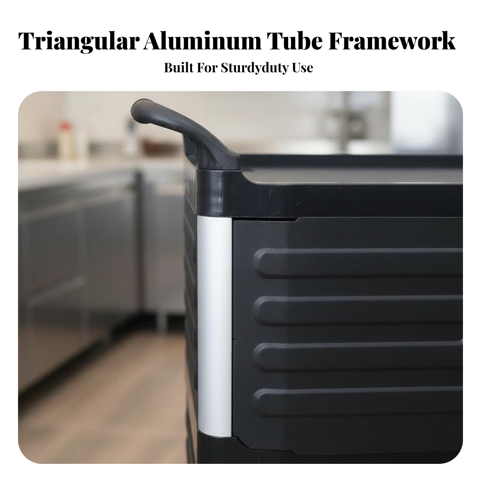 3-Tier utility Cart with caste - Home Bar Shelves recension och pris