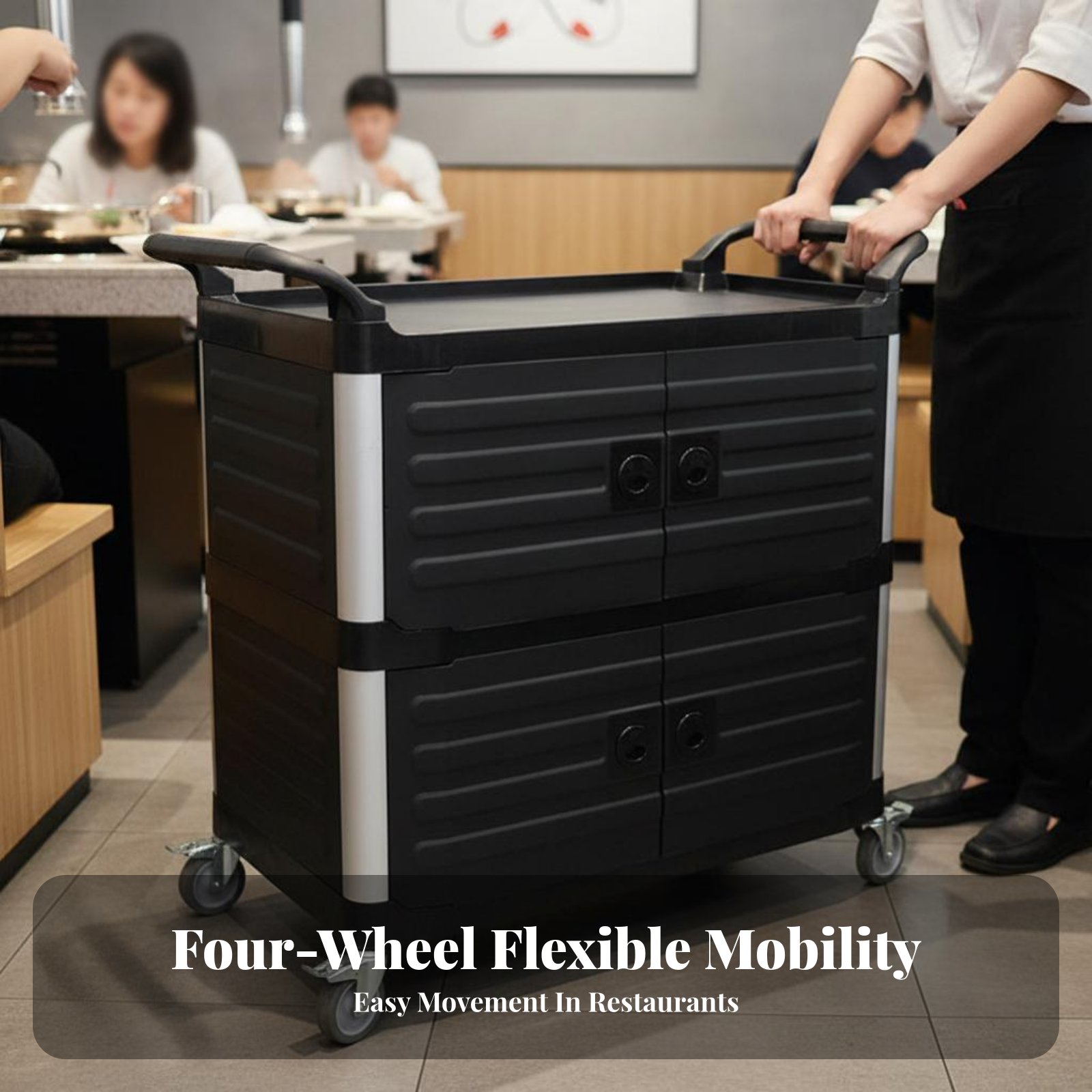 3-Tier utility Cart with caste - Home Bar Shelves recension och pris