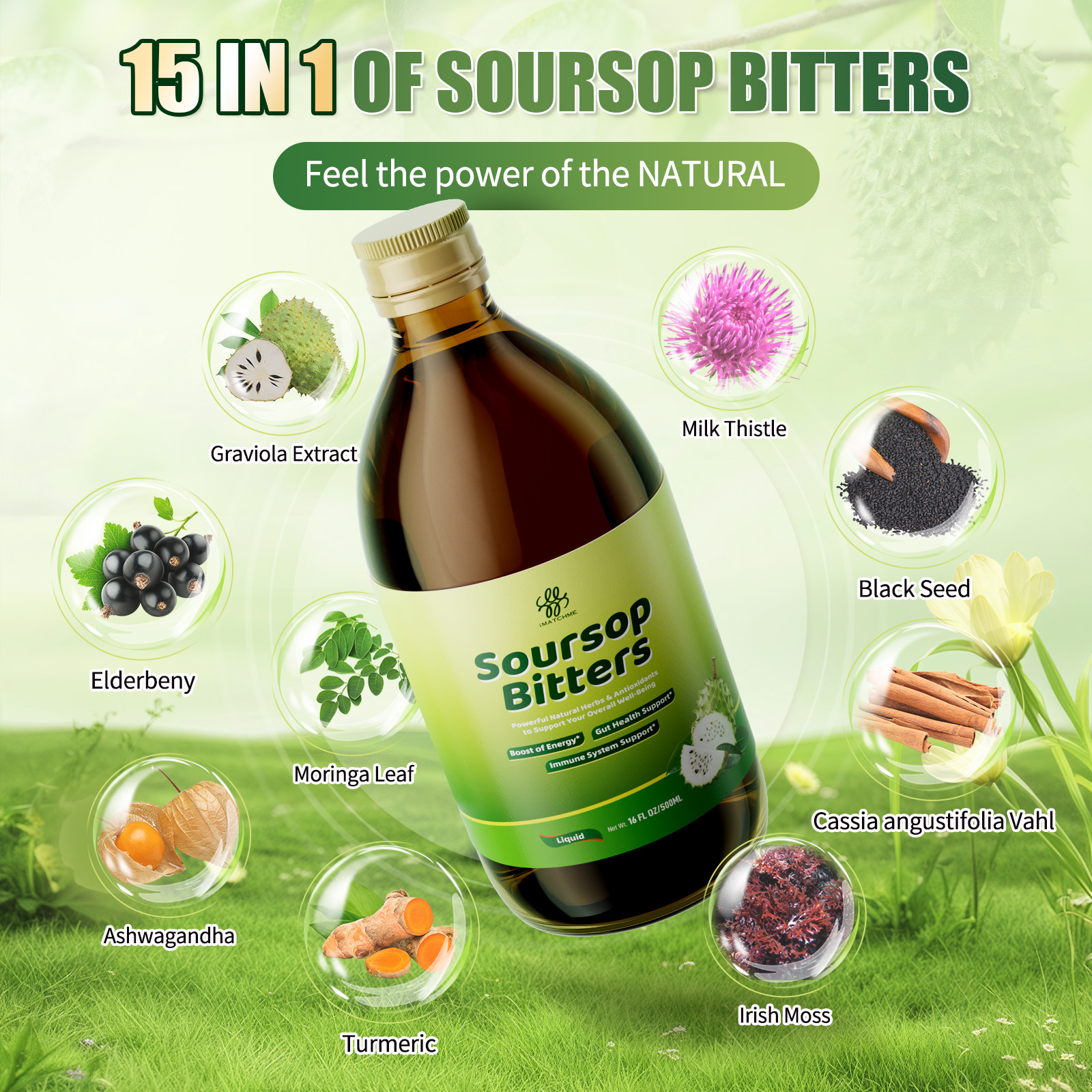 Soursop Bitters - Natural Orga - Bitters Bottle Set recension och pris