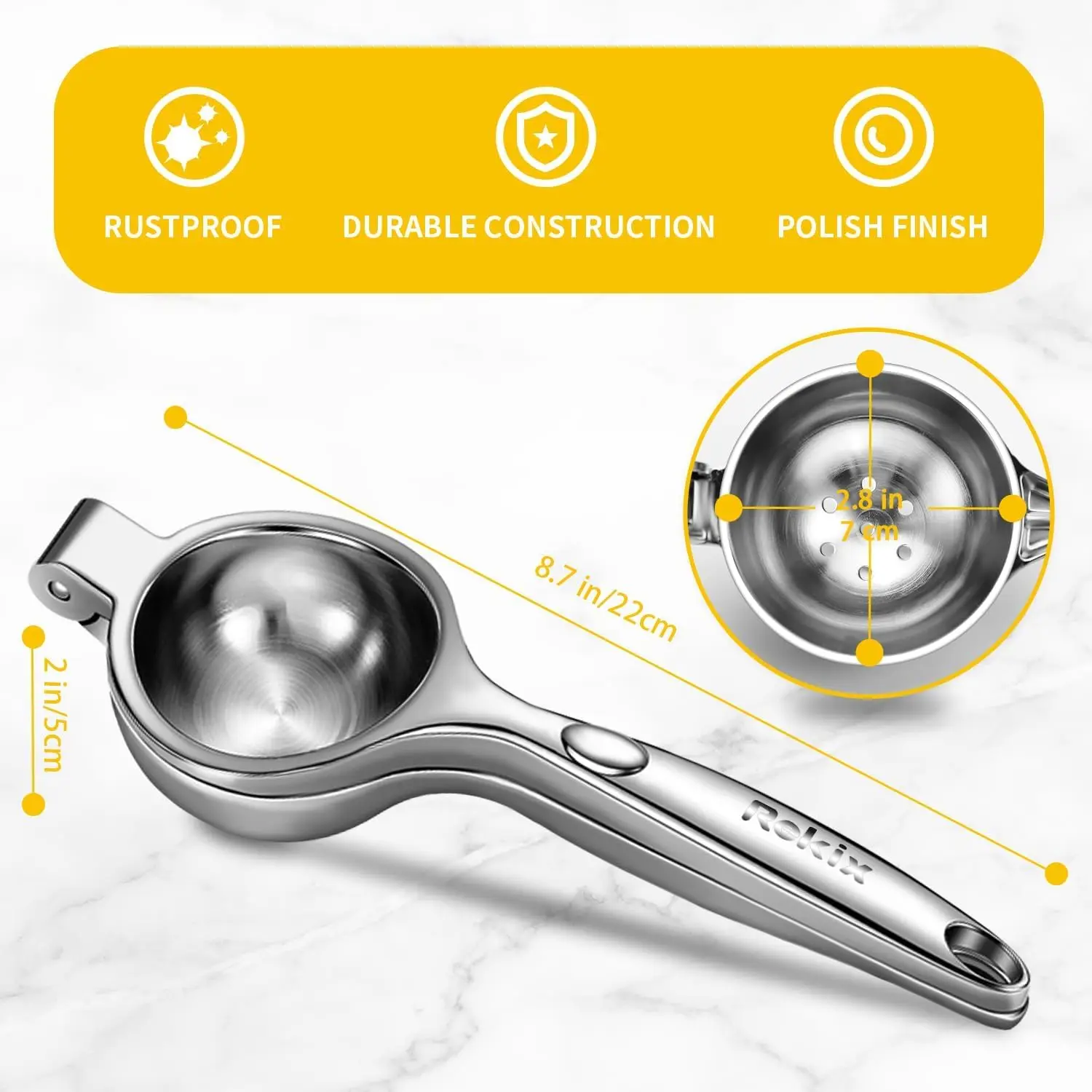 Handheld Citrus Juicer, Heavy  - Citrus Juicer Bar recension och pris