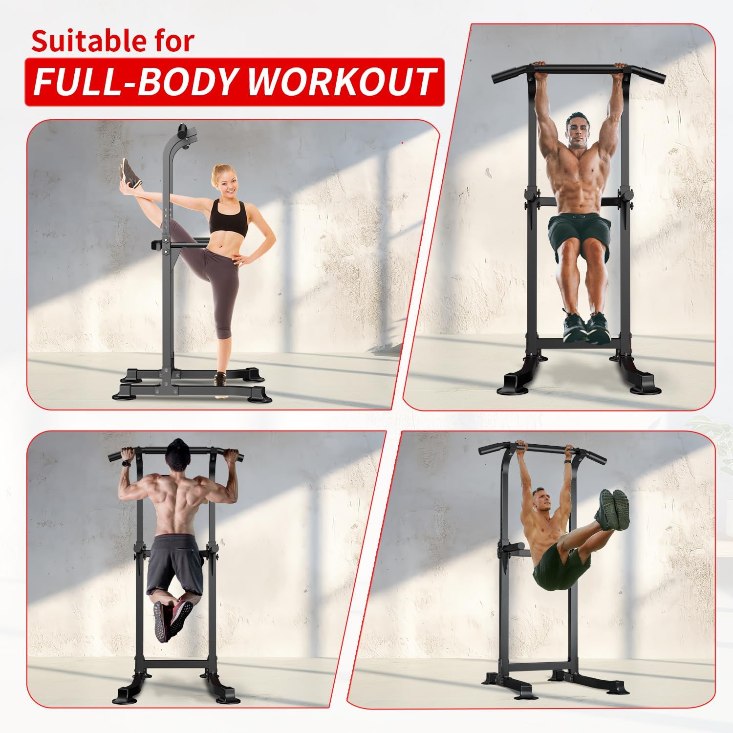 Adjustable Height Pull Up Bar  - Home Bar Stand recension och pris