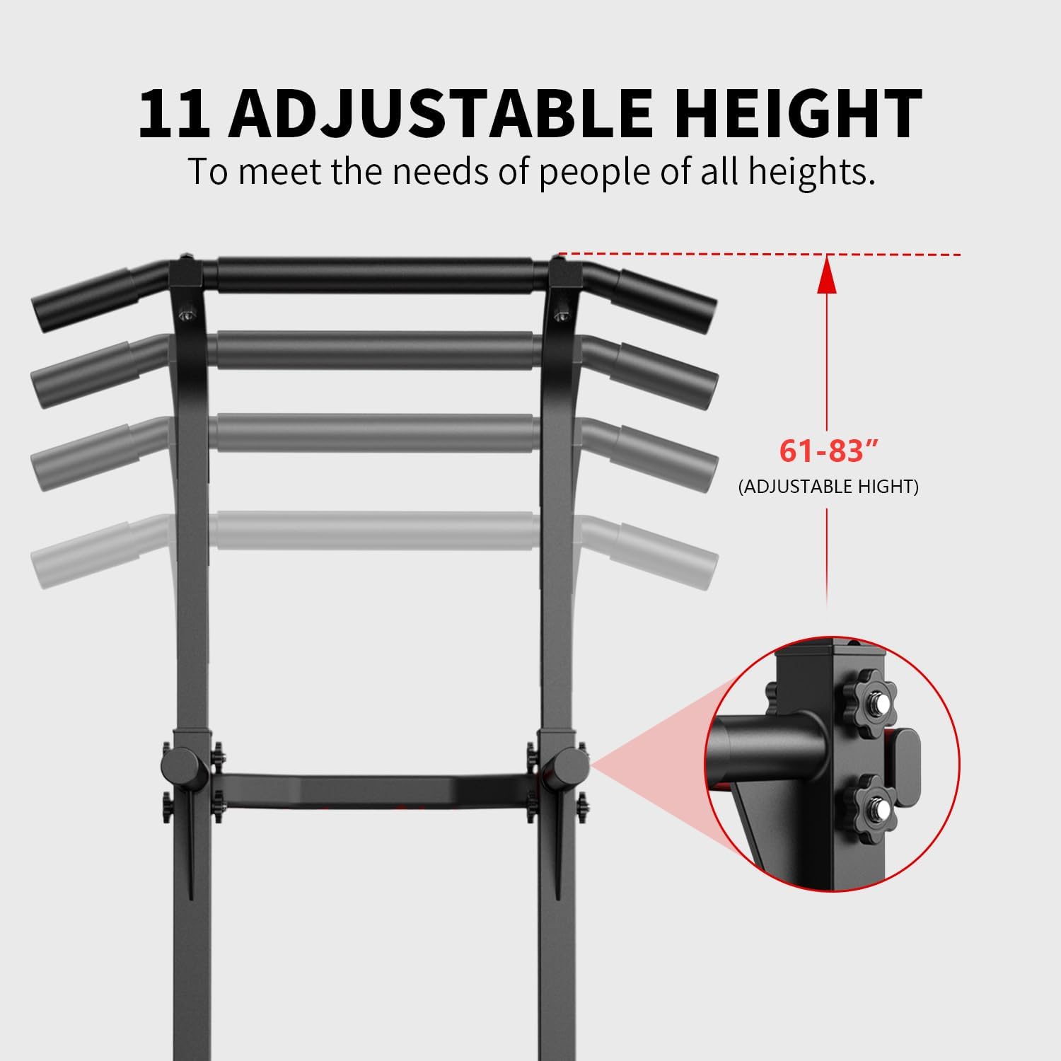 Adjustable Height Pull Up Bar  - Home Bar Stand recension och pris