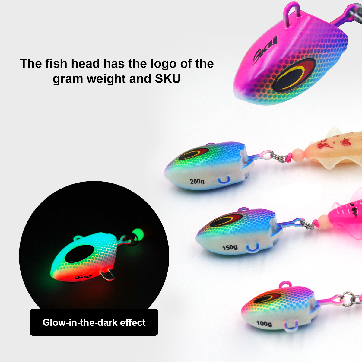 ZYZHE JIG Head Squid Bait With - Jigger Double Sided recension och pris