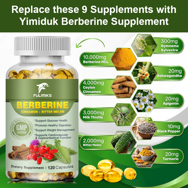 Berberine Capsules + Ceylon Ci - Bitters Bottle Set recension och pris