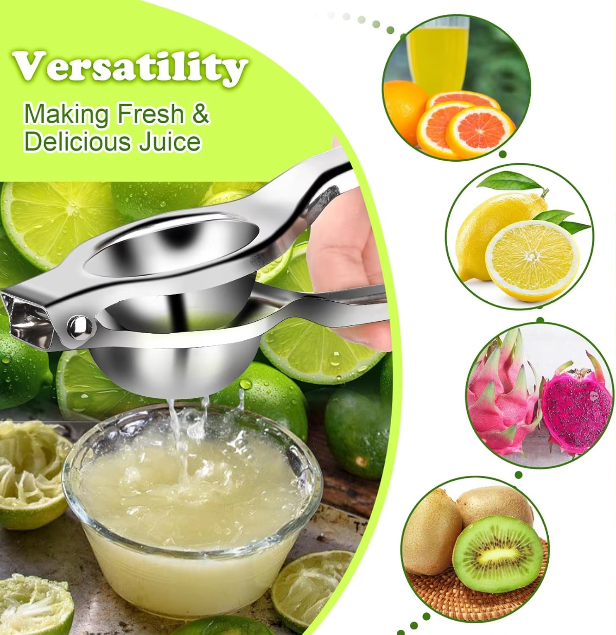 1/2/3pcs Stainless Steel Lemon - Citrus Juicer Bar recension och pris