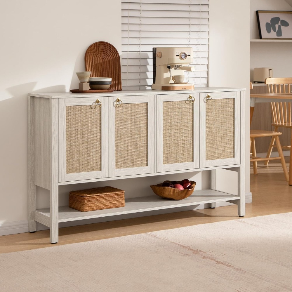 Sideboard Buffet Cabinet with  - Home Bar Shelves recension och pris