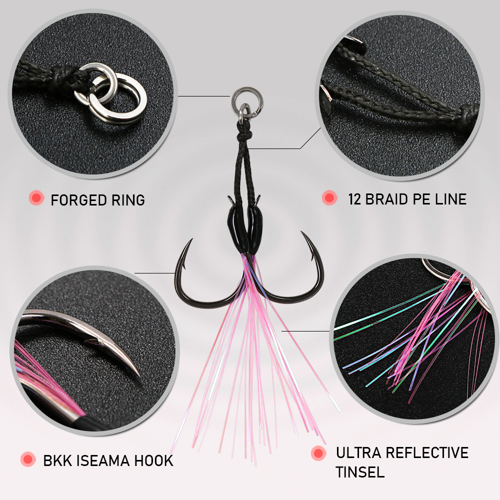 JIGGING PRO 2 Pairs Micro Jig  - Jigger Double Sided recension och pris