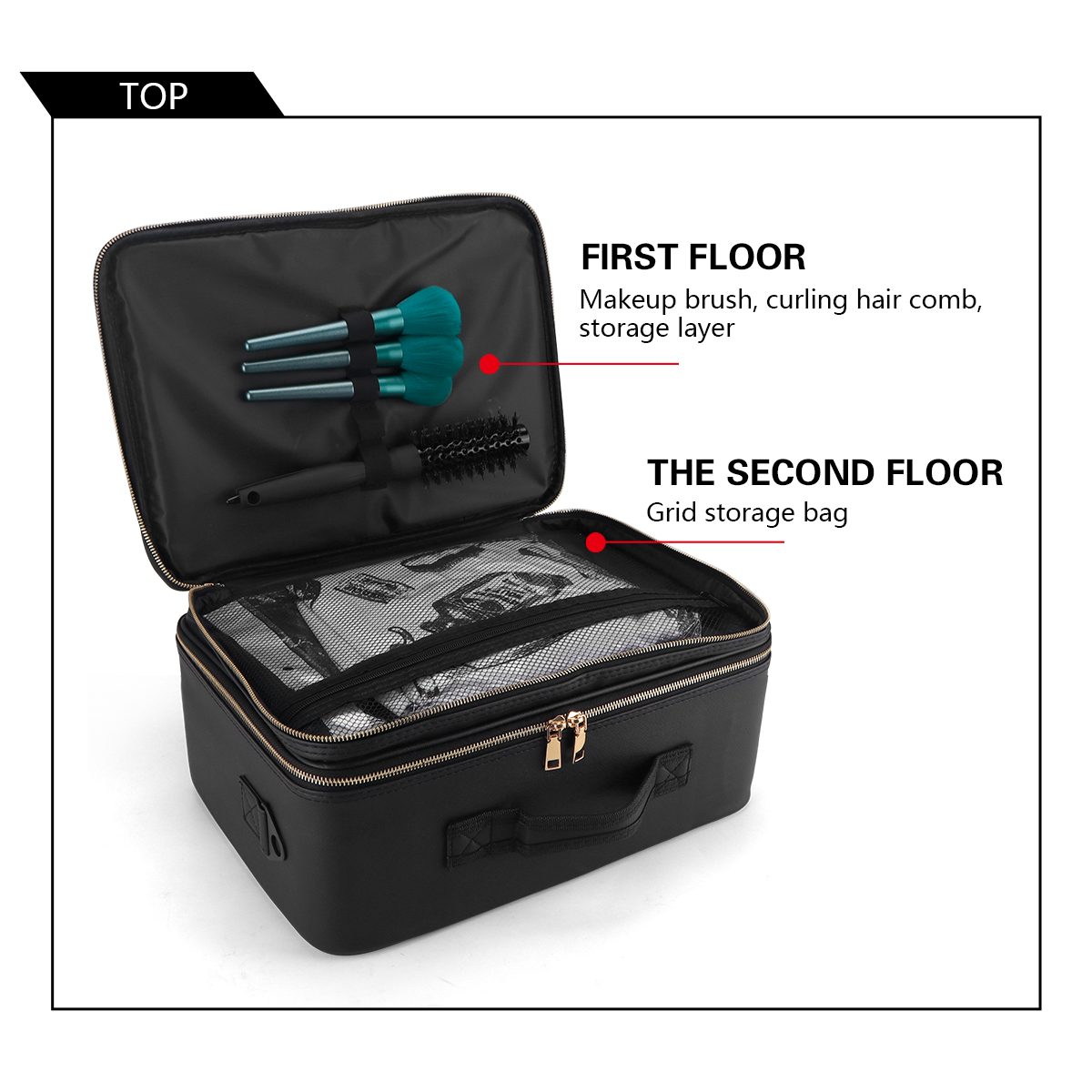 Women Travel Cosmetic Case Org - Home Barbershop recension och pris