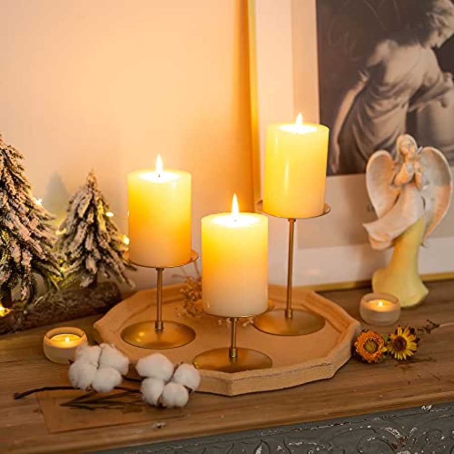 Pillar Candle Holders Candelab - Home Bar Stand recension och pris