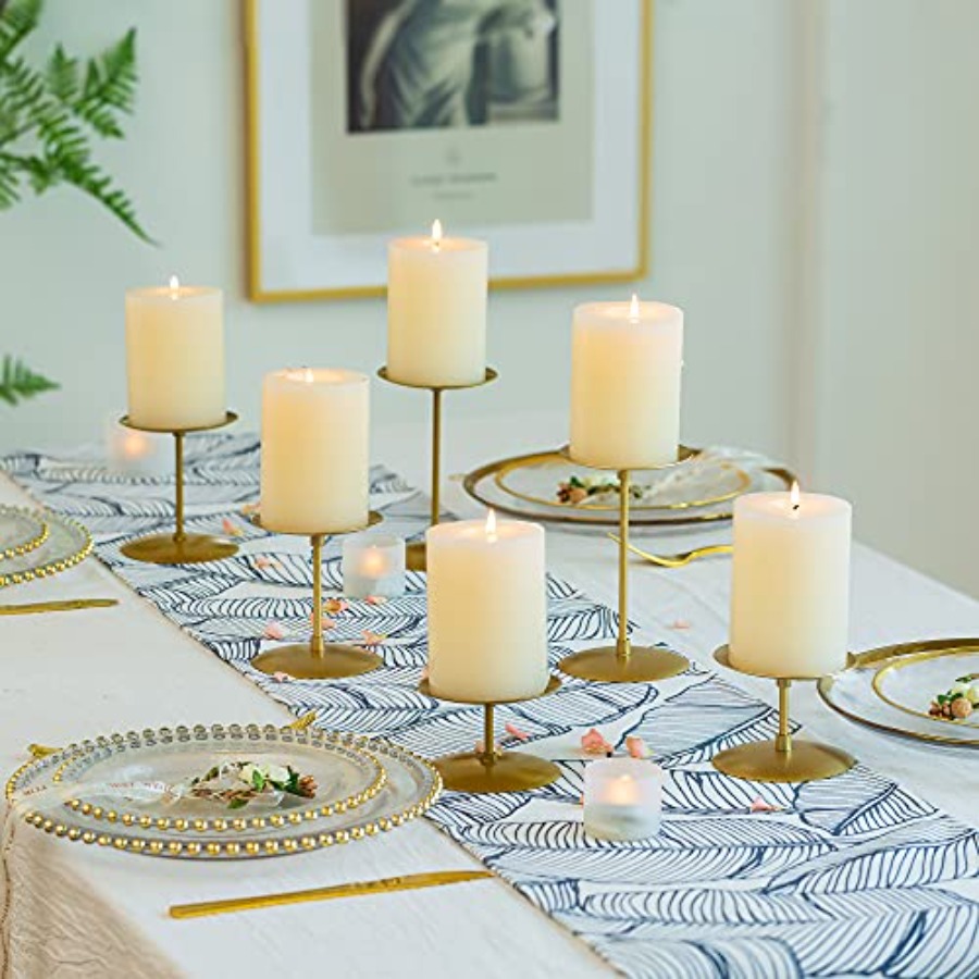 Pillar Candle Holders Candelab - Home Bar Stand recension och pris