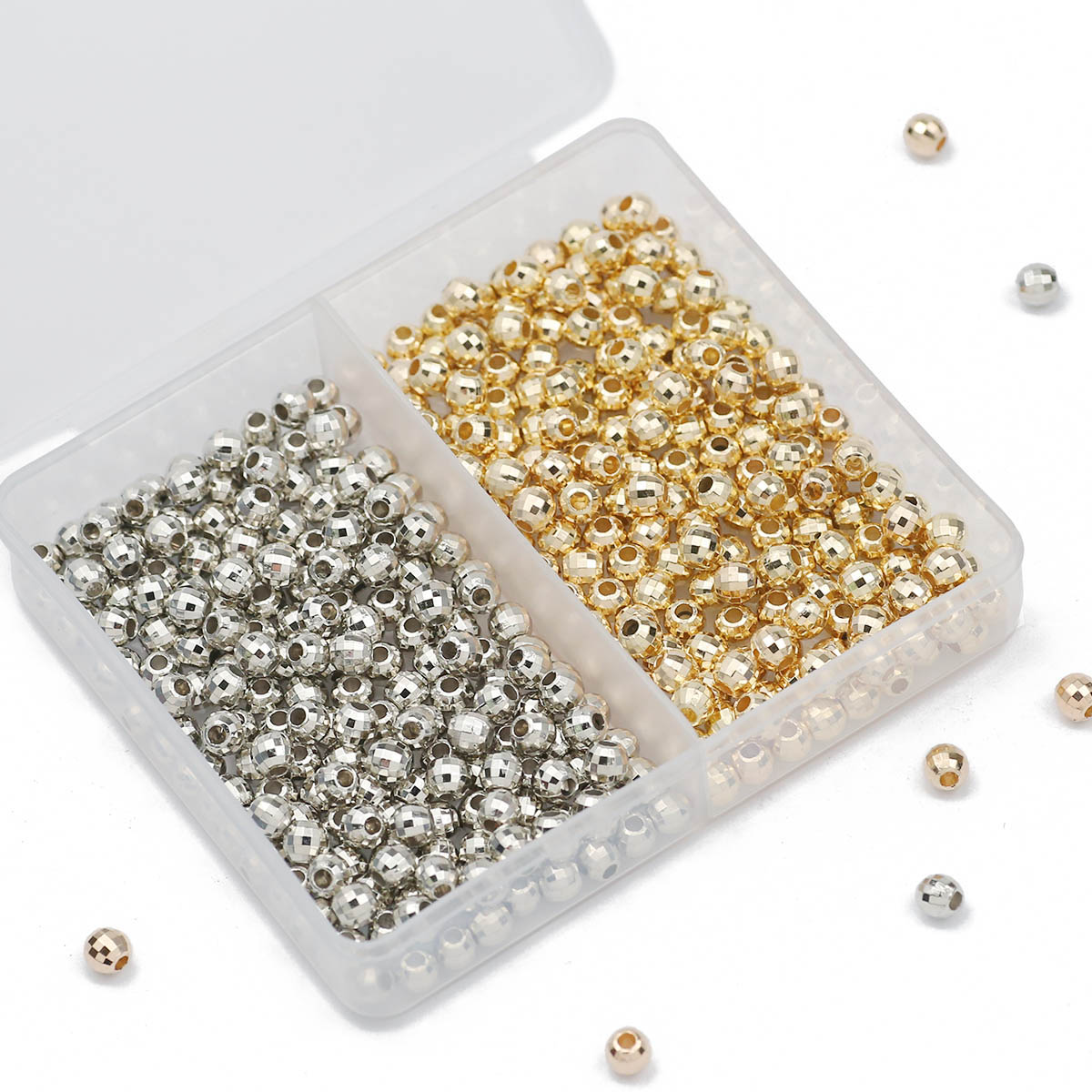 200PCS 4MM faceted round Loose - Bar Cart Gold recension och pris