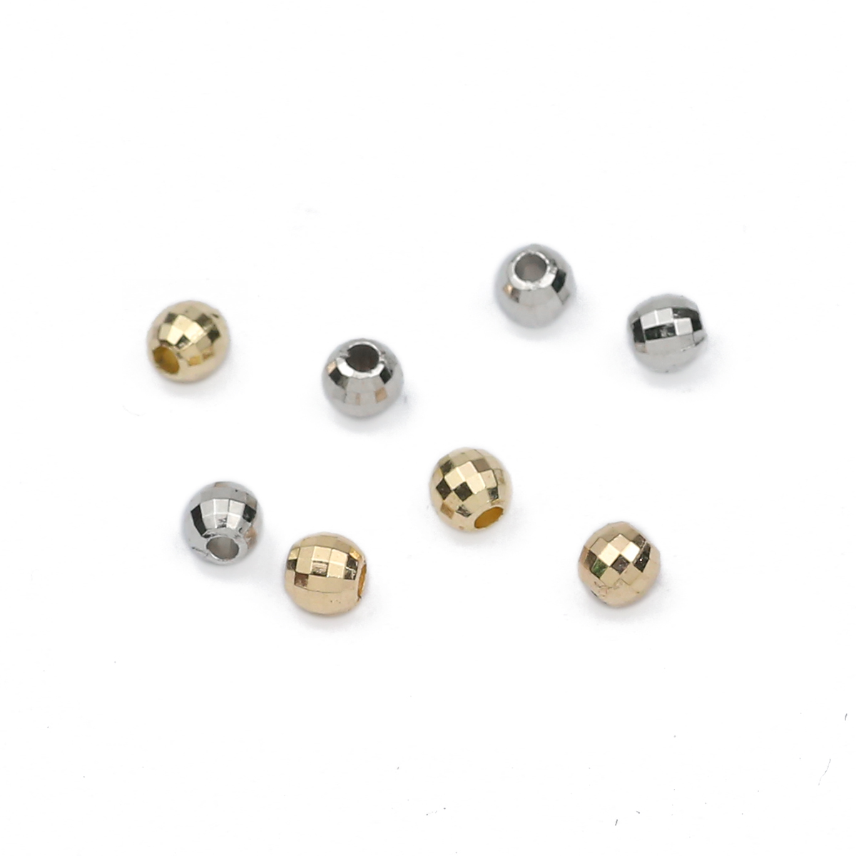 200PCS 4MM faceted round Loose - Bar Cart Gold recension och pris