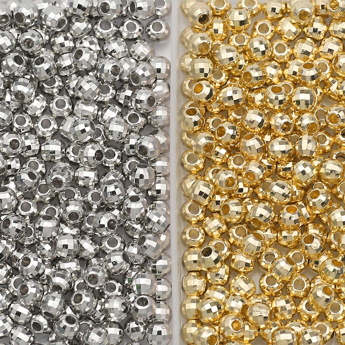 200PCS 4MM faceted round Loose - Bar Cart Gold recension och pris