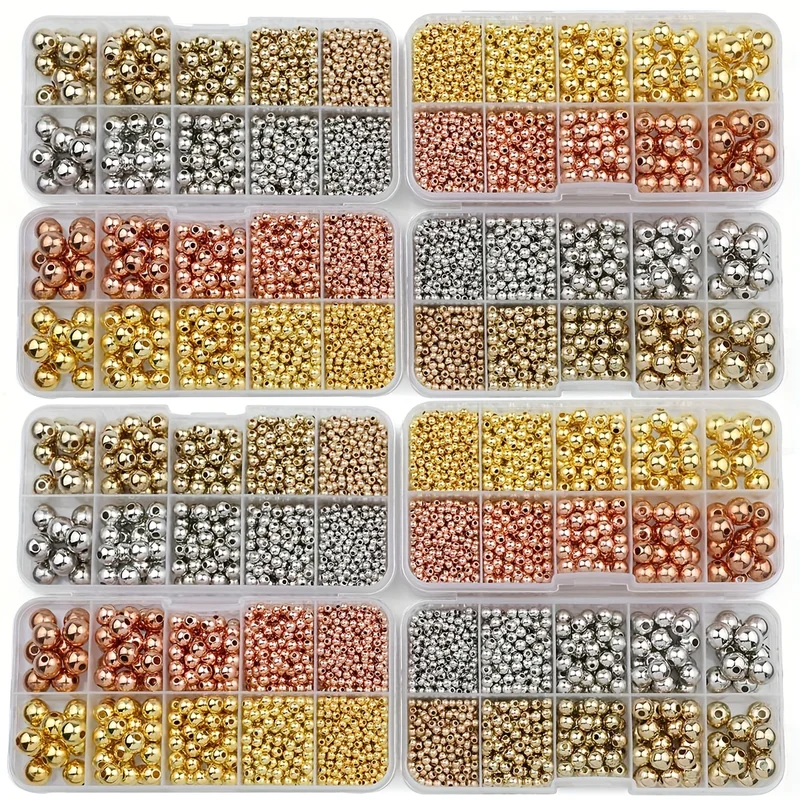 950PCS CCB 3/4/6/8/10MM Gold S - Bar Cart Gold recension och pris