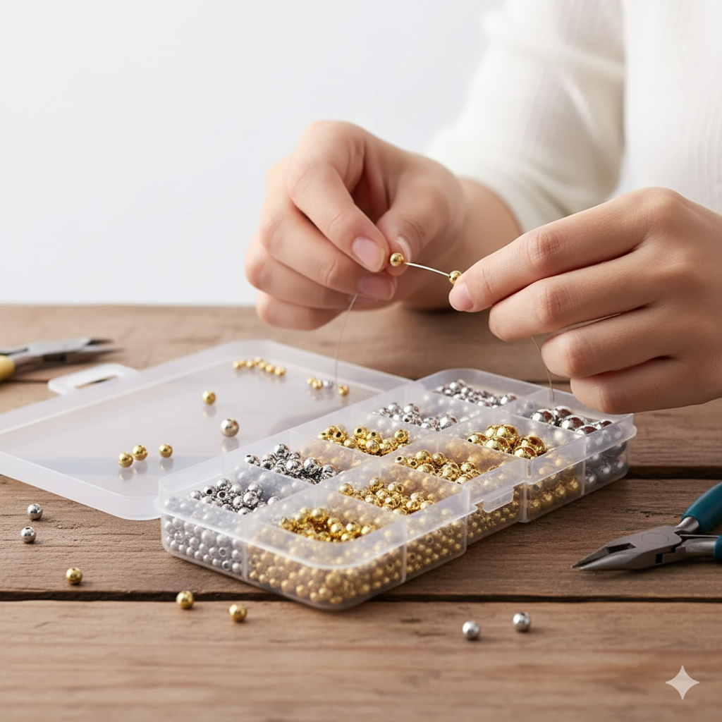 950PCS CCB 3/4/6/8/10MM Gold S - Bar Cart Gold recension och pris