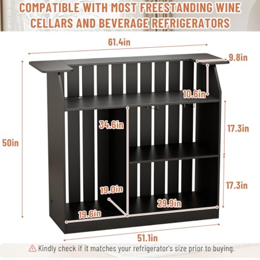 U-Shape Bar Table for home bar - Home Bar And Fridge recension och pris