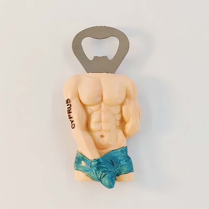 3d Muscle Man Magnetic Bottle  - Home Bar And Fridge recension och pris