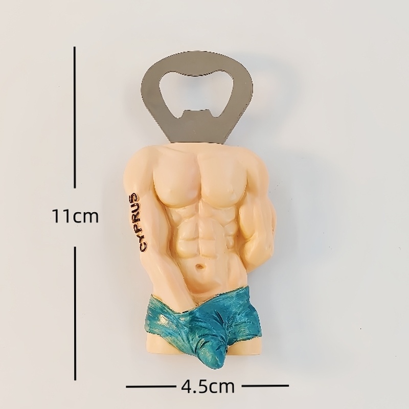 3d Muscle Man Magnetic Bottle  - Home Bar And Fridge recension och pris