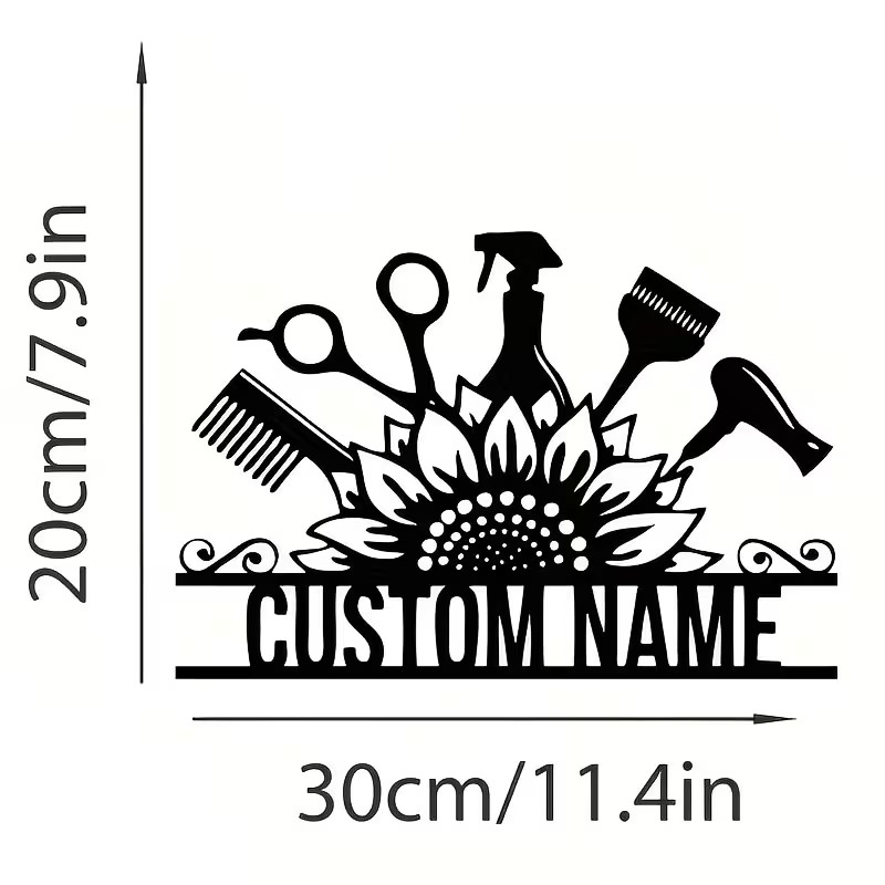 Custom Hair Stylist metal Name - Home Barbershop recension och pris