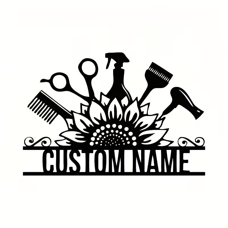 Custom Hair Stylist metal Name - Home Barbershop recension och pris