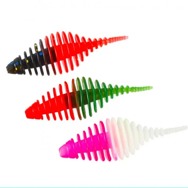 8PCS Soft Worm Fishing Lure Do - Jigger Double Sided recension och pris
