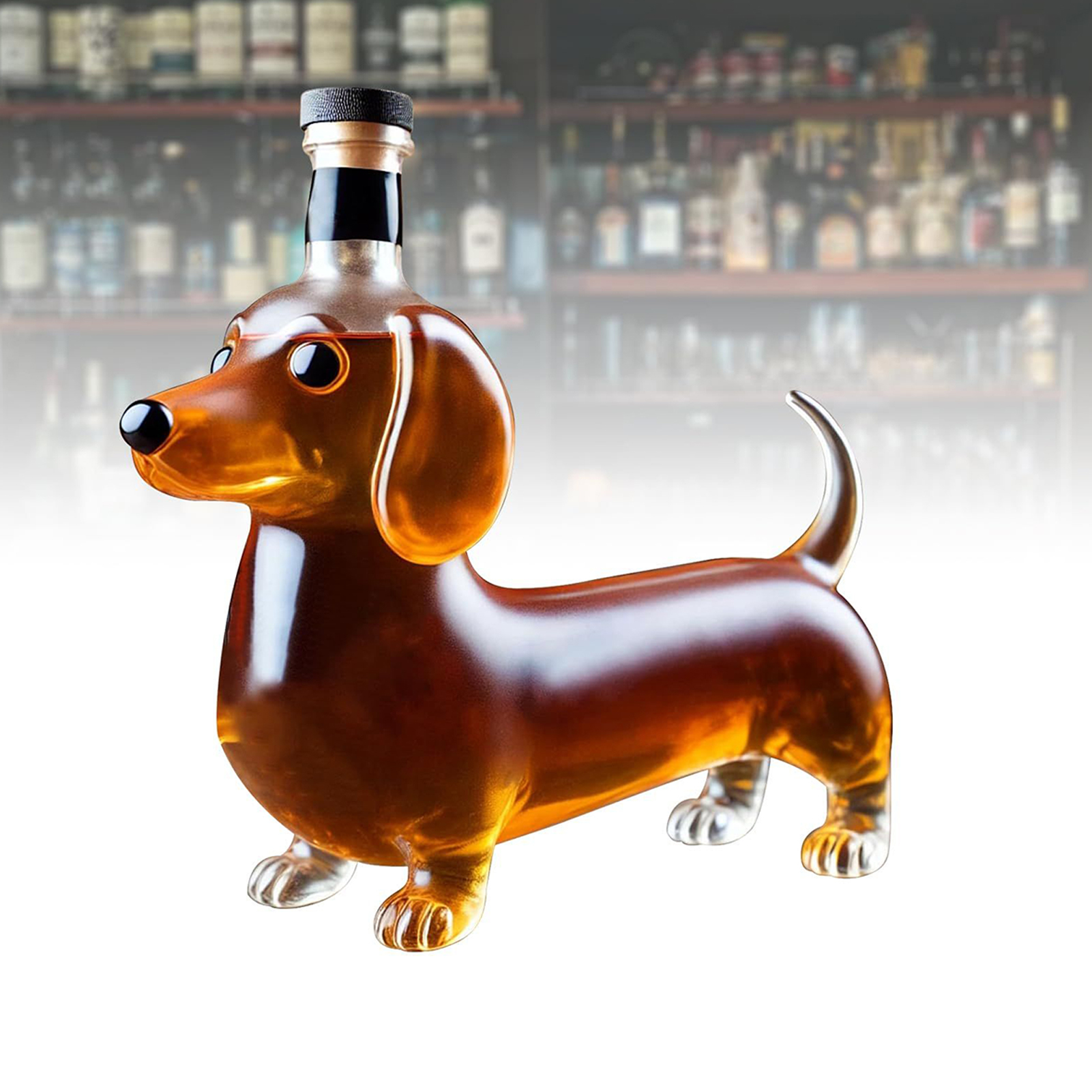 Whiskey Glass Liquor Bottle Da - Home Bar Shelves recension och pris