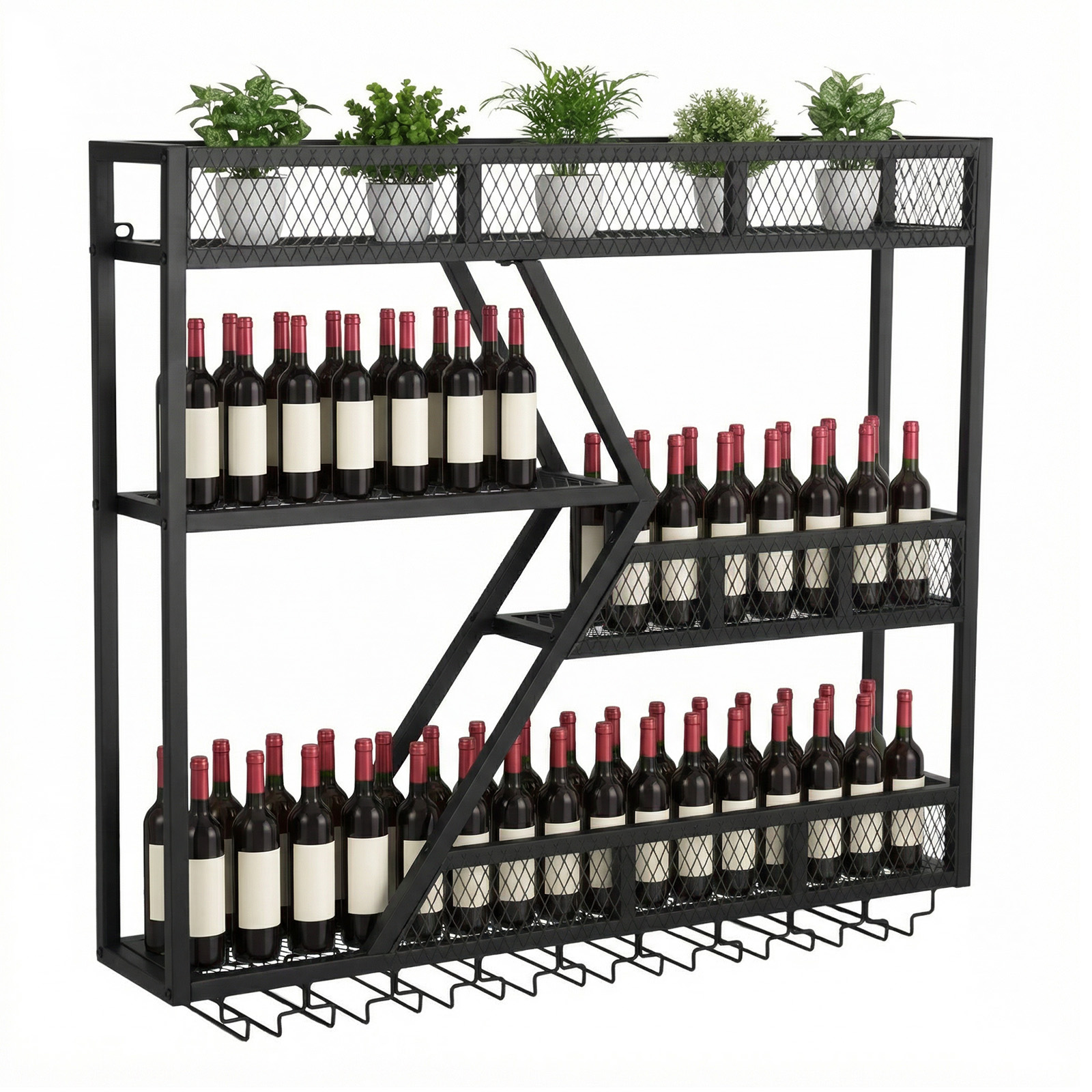 39in 3-Tiers Floating Bar Shel - Home Bar Shelves recension och pris