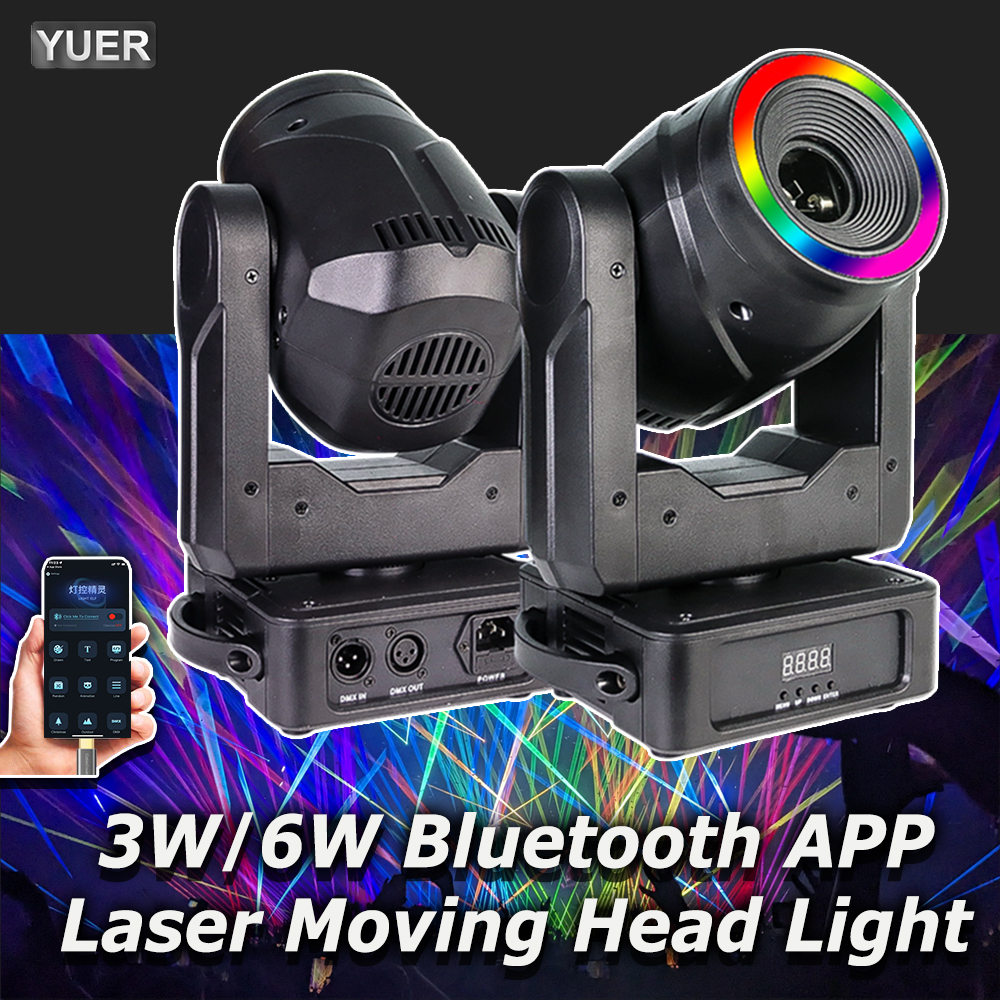 3W 6W RGB Laser Moving Head Li - Home Bar Android recension och pris