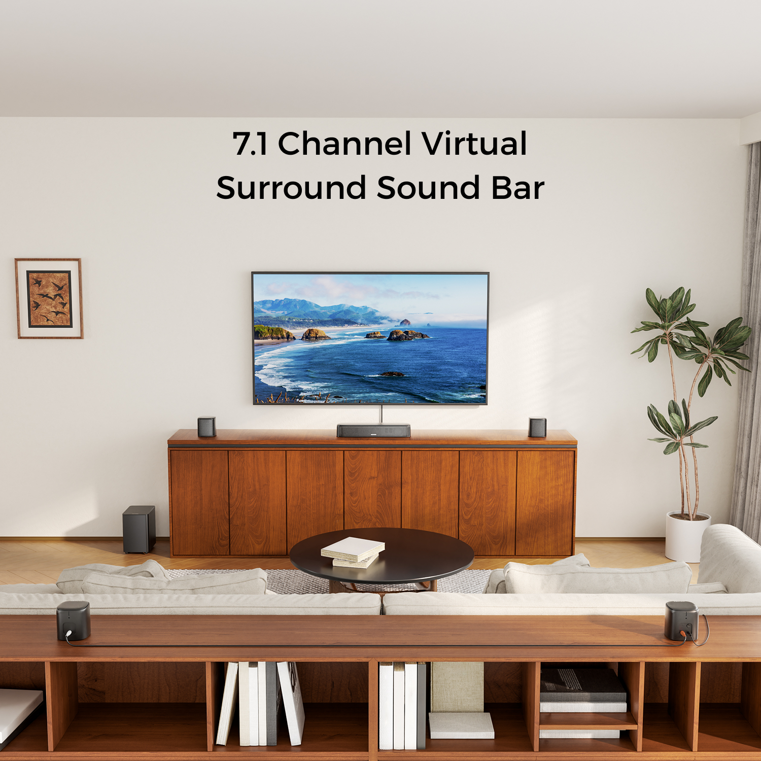 ULTIMEA 7.1 Channel Sound Bar  - Home Bar And Theater recension och pris