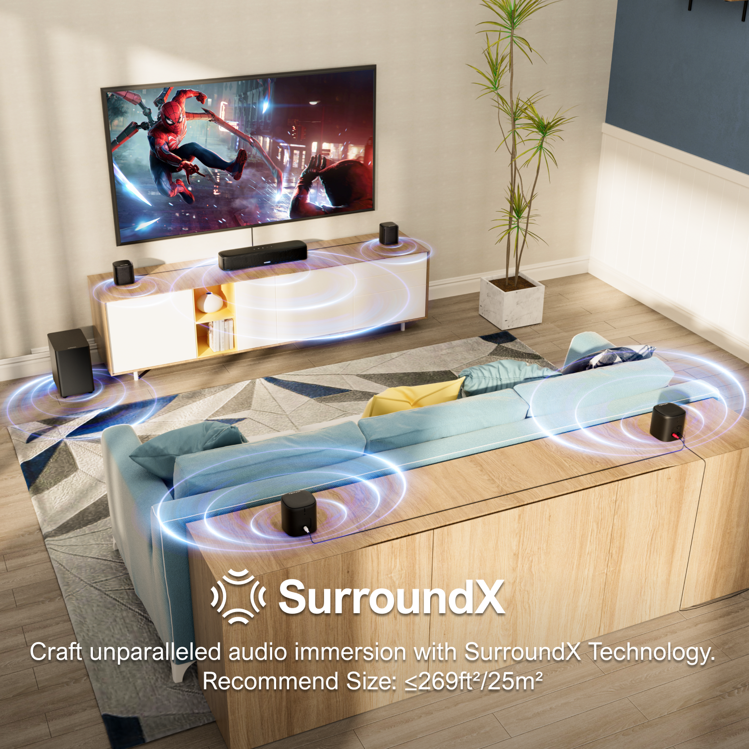 ULTIMEA 7.1 Channel Sound Bar  - Home Bar And Theater recension och pris