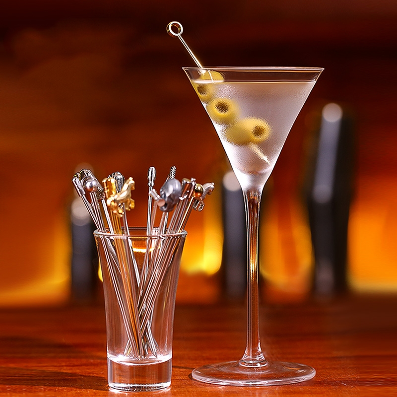Cocktail Pick Stainless Steel  - Bitters Bottle Set recension och pris
