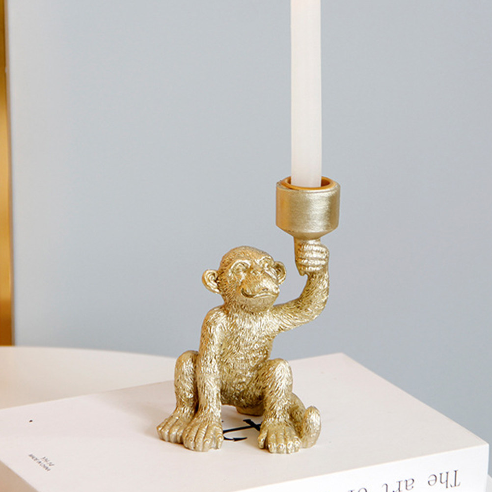 Resin Monkey Pillar Holder Des - Home Bar Stand recension och pris