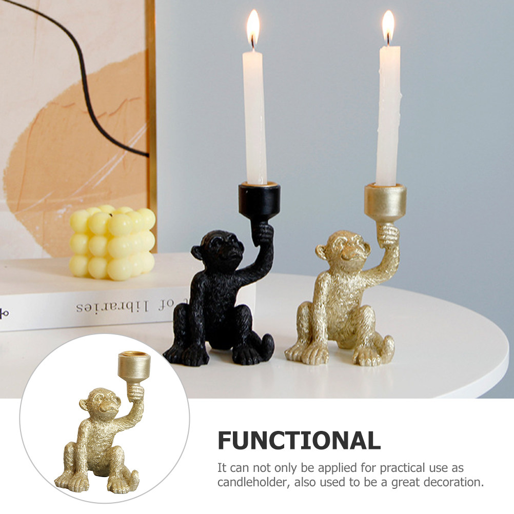Resin Monkey Pillar Holder Des - Home Bar Stand recension och pris