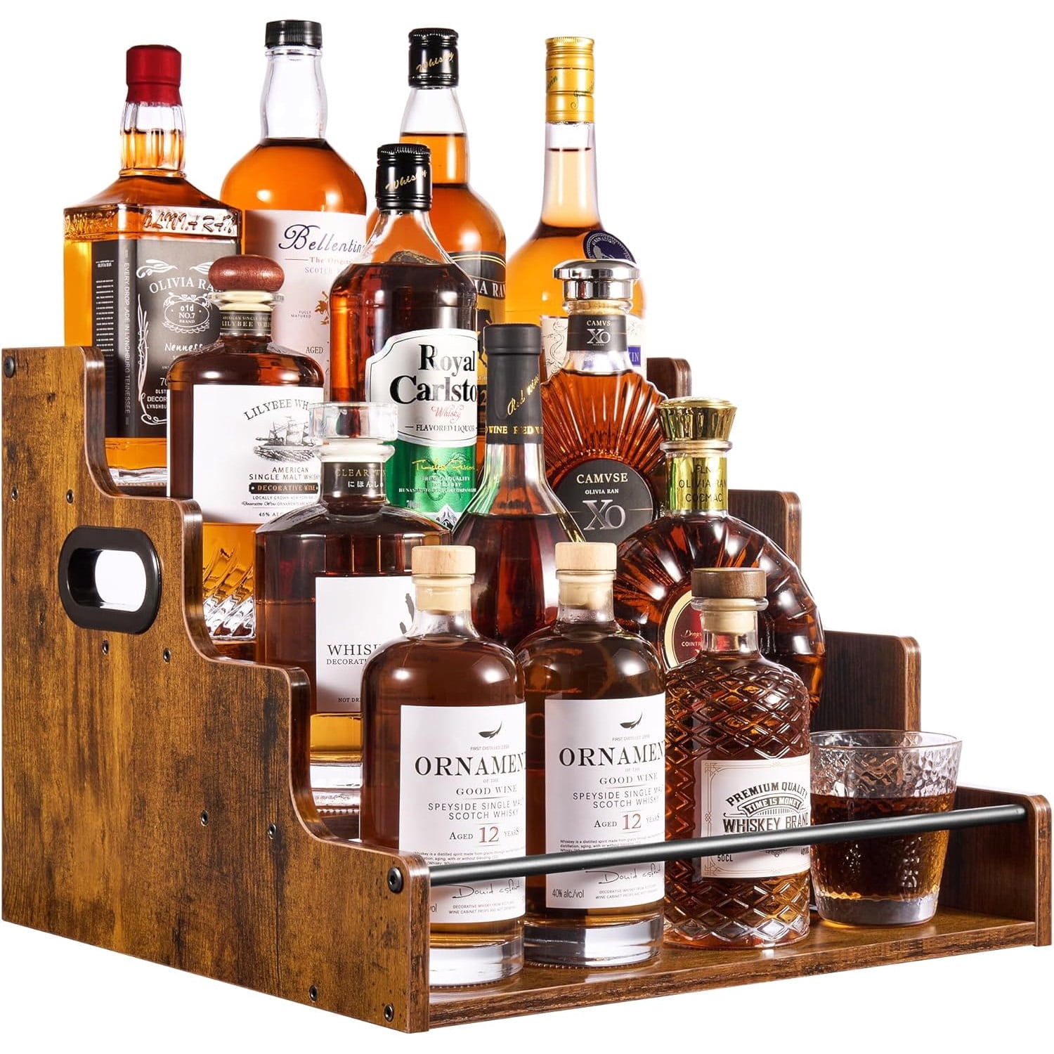Liquor Bottle Display Shelf, C - Home Bar Shelves recension och pris