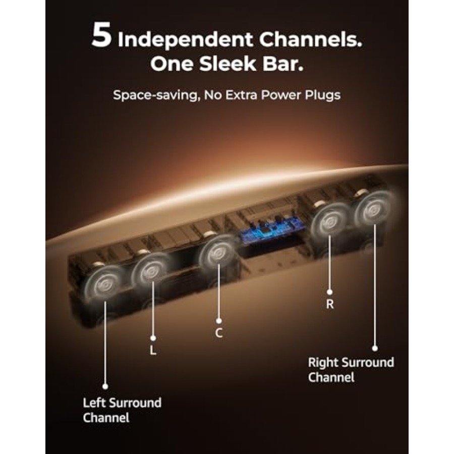 5.1CH Surround Sound Bar with  - Home Bar And Theater recension och pris