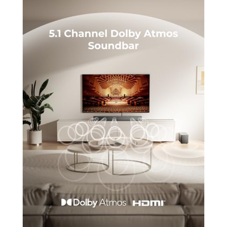5.1CH Surround Sound Bar with  - Home Bar And Theater recension och pris