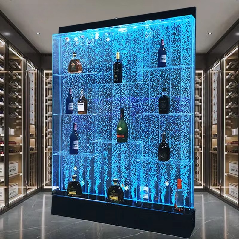 Customized Acrylic LED Water B - Home Bar Shelves recension och pris
