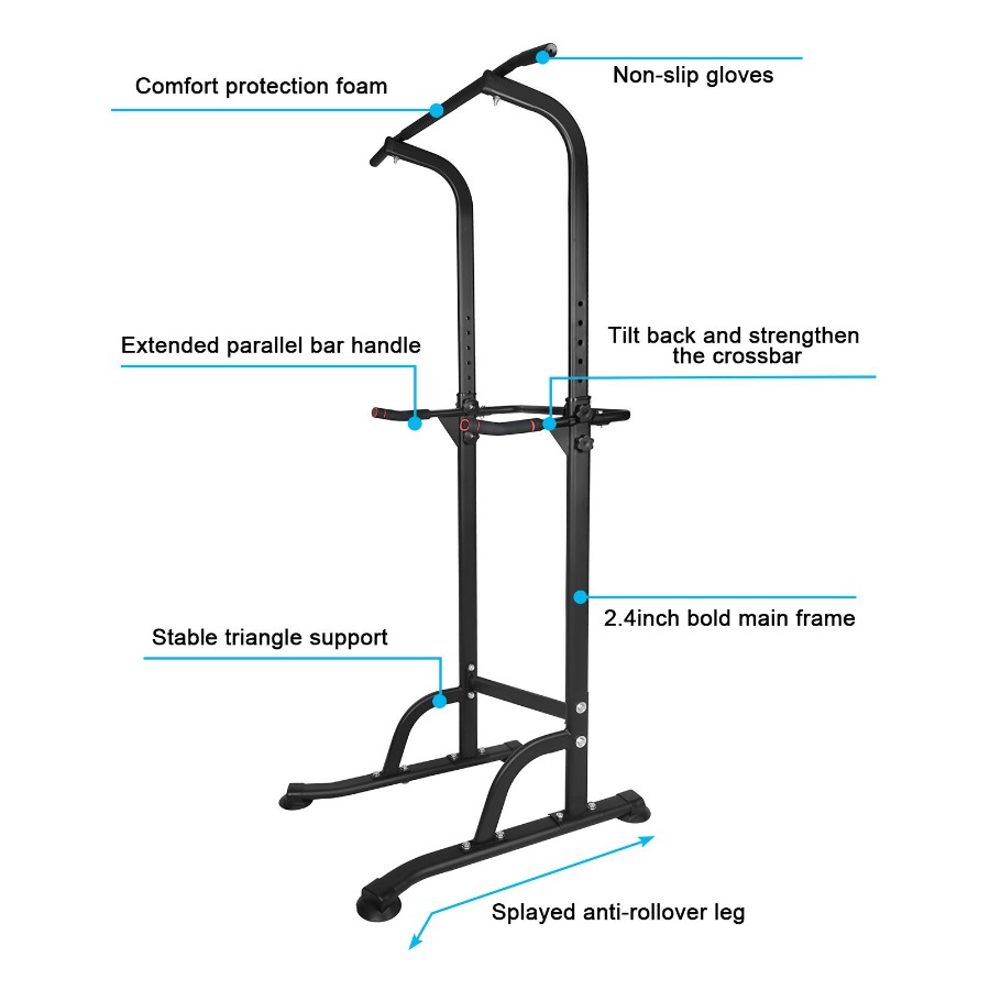 Power Tower Workout Dip Statio - Home Bar Stand recension och pris