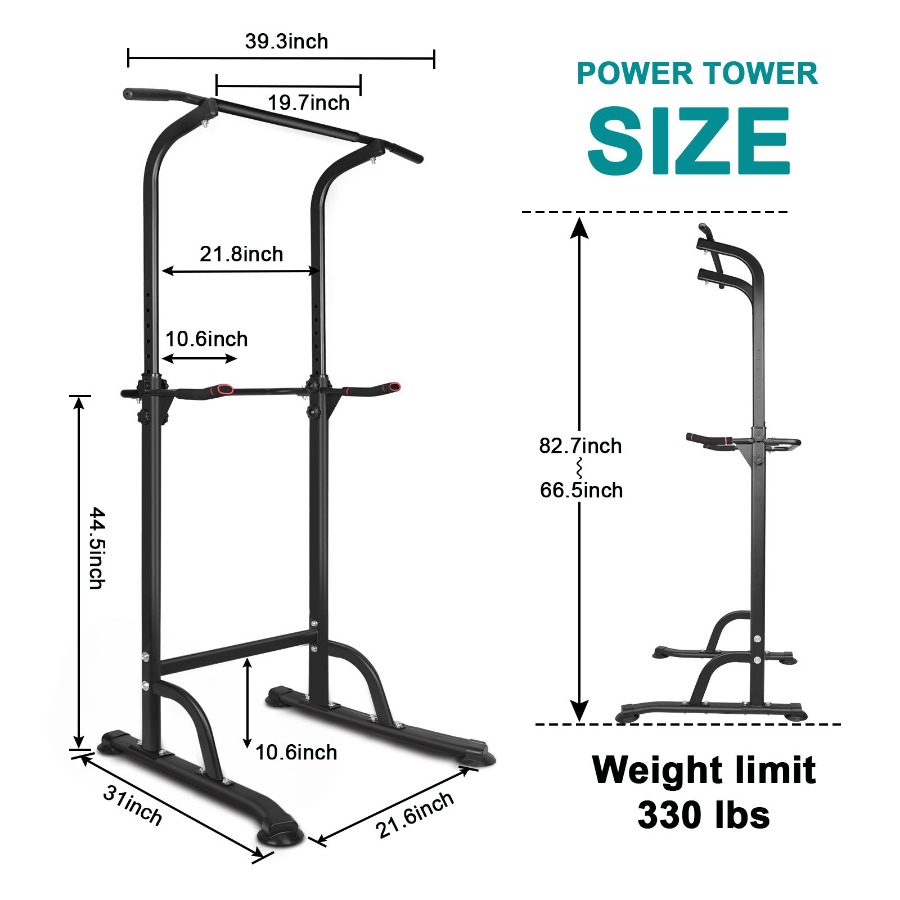 Power Tower Workout Dip Statio - Home Bar Stand recension och pris