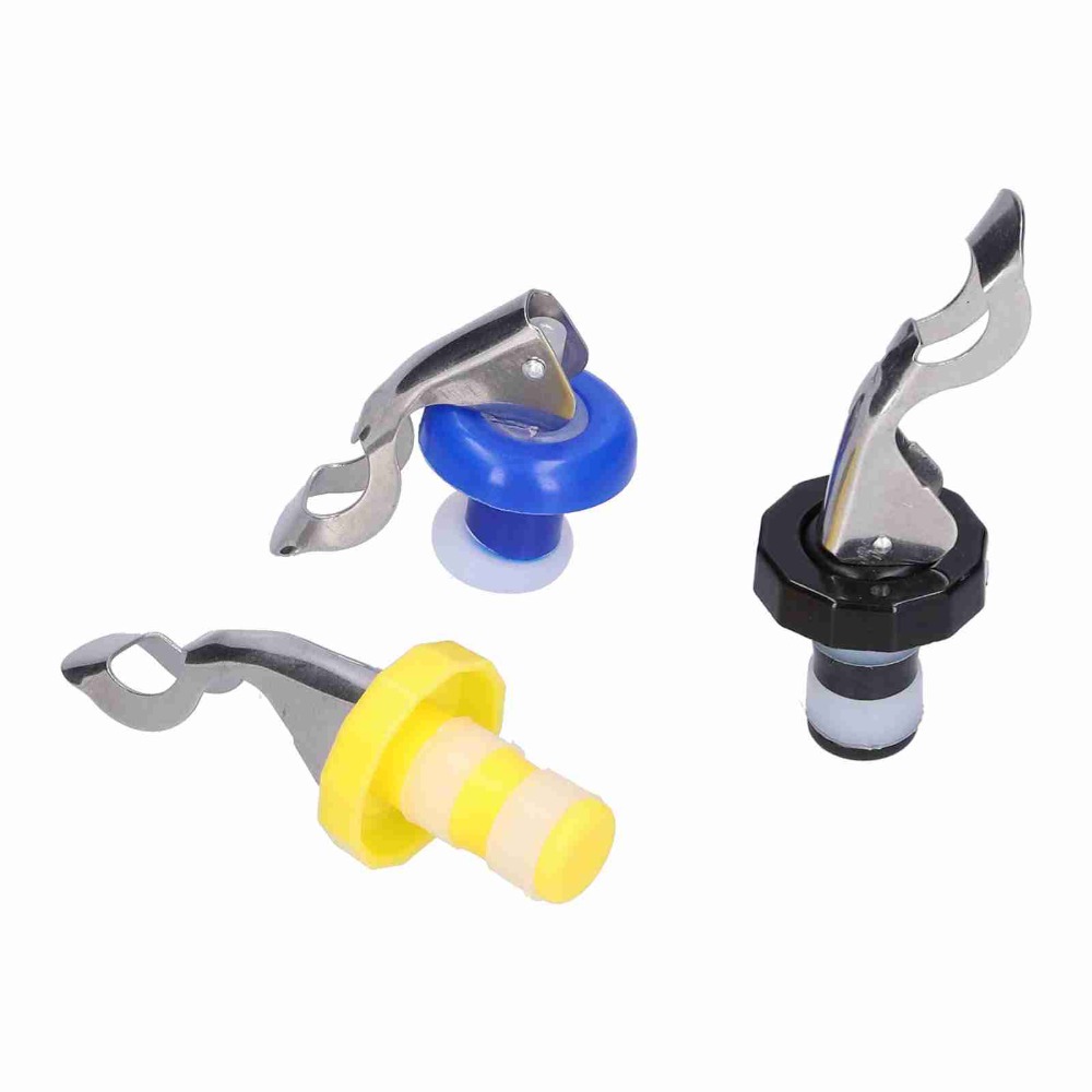 5pcs Silicone Wine Bottle Plug - Wine Preservation Pump recension och pris